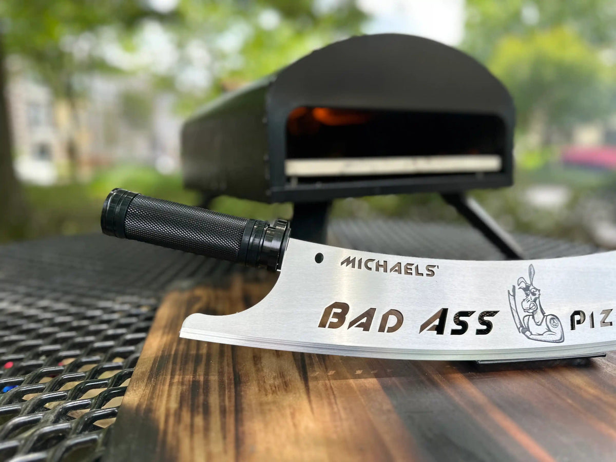 M Series 2 PRO Black Steel - BAD ASS Pizza Cutter