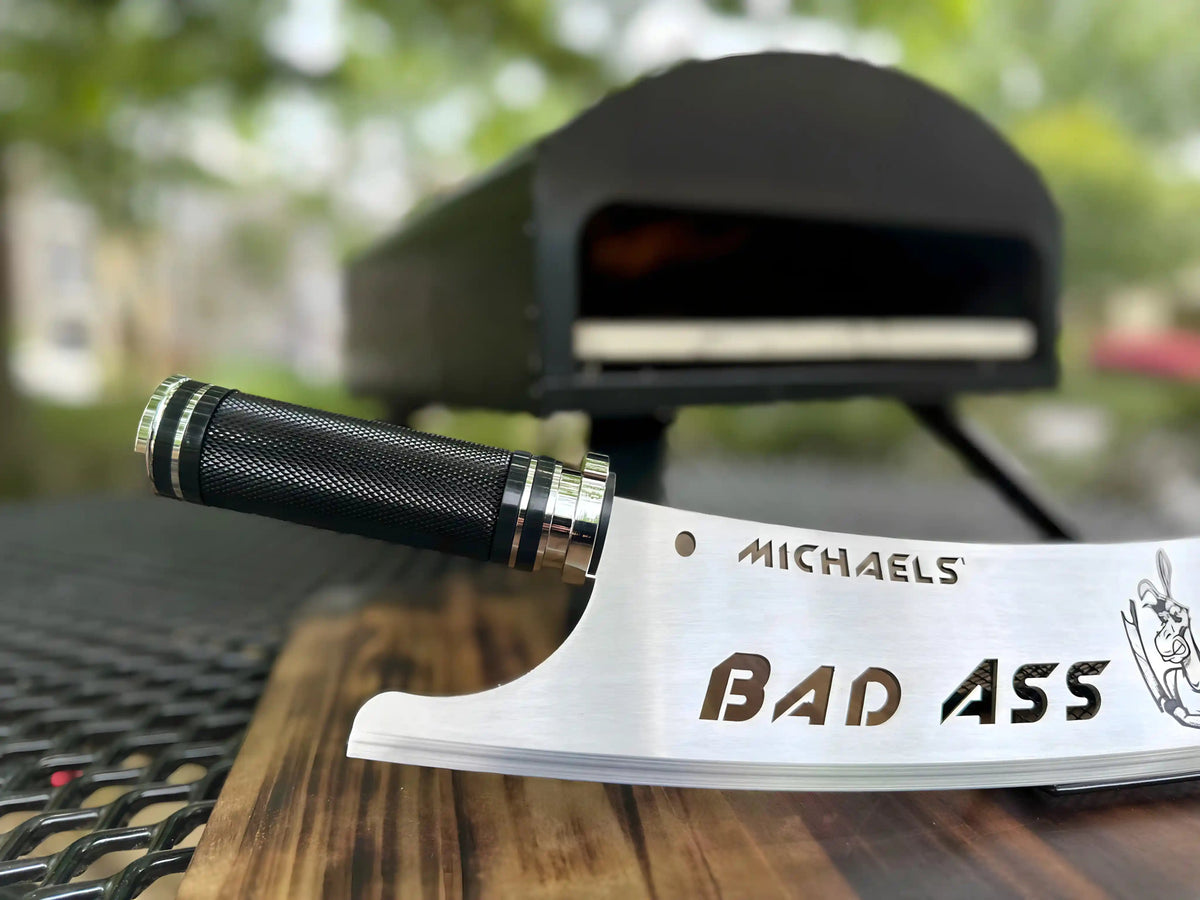 M Series 2 PRO Black/Chrome - BAD ASS Pizza Cutter
