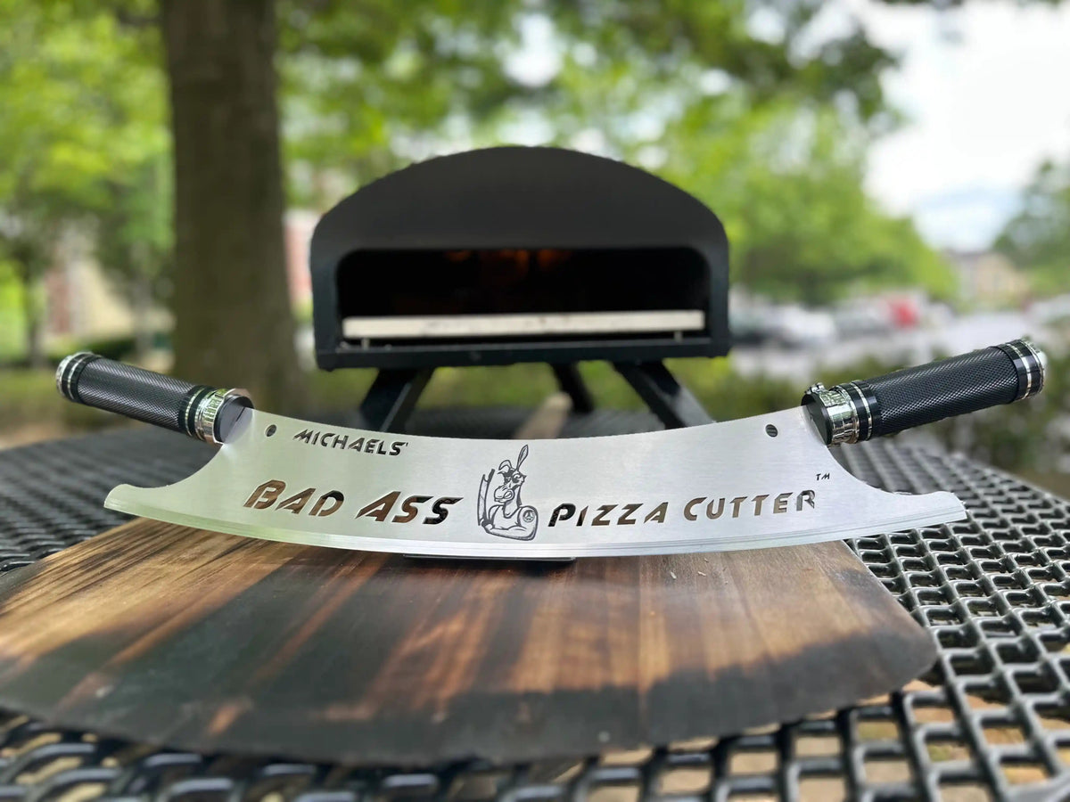 M Series 2 PRO Black/Chrome - BAD ASS Pizza Cutter